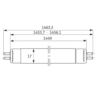 Lámpara fluorescente lineal no integrada 35W G5 230V 3650lm WW