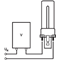 Lámpara fluorescente lineal no integrada 36W G13 2850lm CW