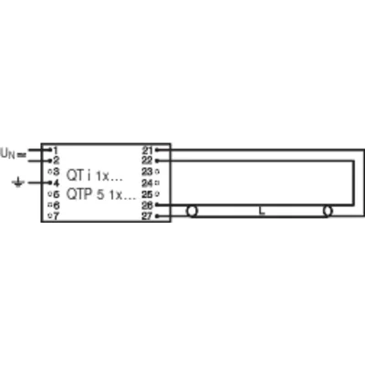 Lámpara fluorescente lineal no integrada Lumilux FQ 24W G5 230V 1600lm CW