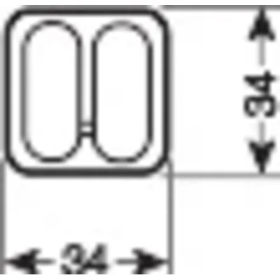Lámpara fluorescente no integrada Dulux D/E 13W G24q-1 900lm WW
