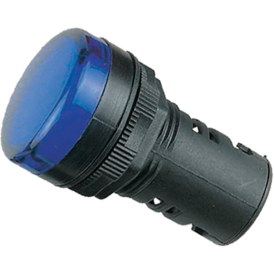 Lámpara LED 24 V CA/CC azul