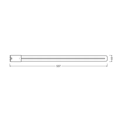 Lámpara LED DULUX L55 HF V 25W 830 2G11 LEDV LEDVANCE