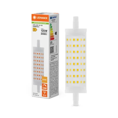 Lámpara LED PERFORMANCE CLASS SPECIAL LINE 118 CL 125 DIM 15W/827 R7S LEDVANCE