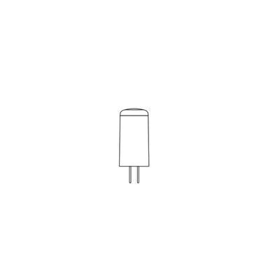Lámpara LED PIN 12 V 2,6 W 827 Transparente G4