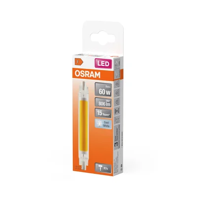 Lámpara LED SLIM LINE R7S 8W 840 Glas R7s