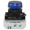 Lámpara PROMET NEF22 azul, 24V-230V