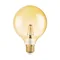 Lámpara VINTAGE 1906 CL GLOBE125 Filamento cristal transparente DORADO 55 no regulable 6,5W 825 E27