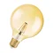 Lámpara VINTAGE 1906 CL GLOBE125 Filamento cristal transparente DORADO 55 no regulable 6,5W 825 E27