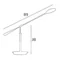 Lampe à poser Space LED blanche