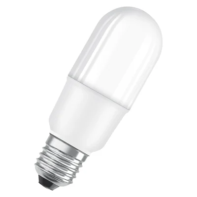 Lampe bâton LED PCR classique 8,5 W 840 givrée E27