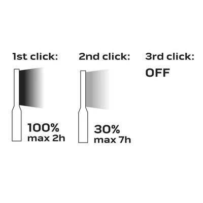 Lampe d'atelier rechargeable SMD 600 lm