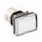 Lampe de signalisation LED blanche rectangulaire