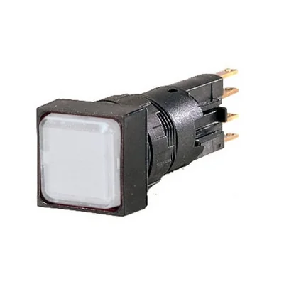 Lampe de signalisation lentille blanche, avec ampoule 24V, Q18LF-WS/WB