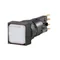 Lampe de signalisation lentille blanche, avec ampoule 24V, Q18LF-WS/WB