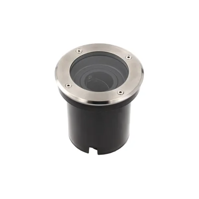 Lampe de sol BETA-O avec réglage d'angle, 50 W max., culot GU10, IP67, 220-240 V CA, 50/60 Hz, inox, ronde