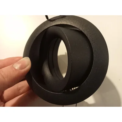 Lampe encastrée noire Lucia