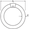 Lampe fluorescente circulaire non intégrée 32W G10Q 84V 2250lm WW