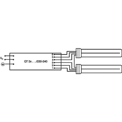 Lampe fluorescente non intégrée Dulux L 36W 2G11 102V 2900lm WW