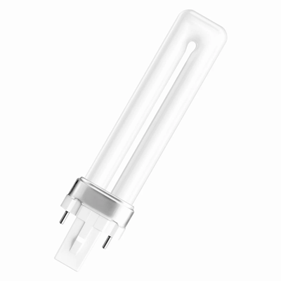 Lampe fluorescente non intégrée Dulux S 9W G23 600lm WW