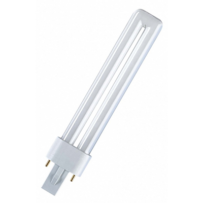 Lampe fluorescente non intégrée Dulux S 9W G23 600lm WW