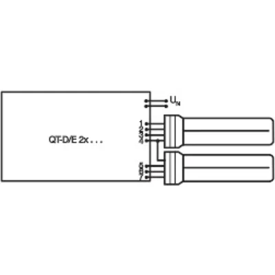 Lampe fluorescente non intégrée Dulux T/E 26W GX24q-3 1800lm NW