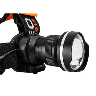 Lampe frontale à piles 400 lm, zoom, CREE R5, 3 piles AAA
