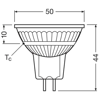 Lampe LED PERFORMANCE CLASS Spot MR16 GL 35 DIM 5W/940 GU5.3 LEDVANCE