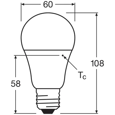 Lampe LED SUPERIOR CLASS CLASSIC A 60 FR non-dimmable 8,8 W/827 E27 LEDVANCE