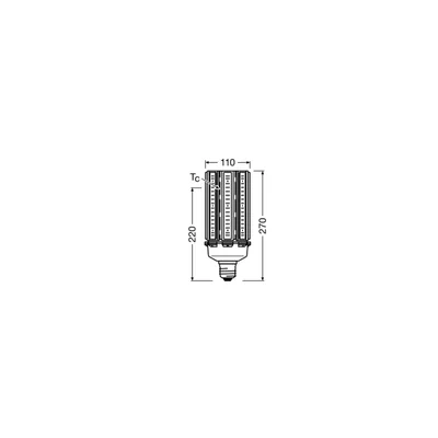 Lampe spéciale LED HQL CL 250 non-dimmable 90 W/840 E40 LEDVANCE