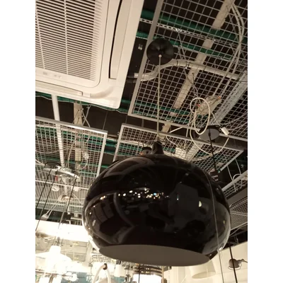 Lampe suspendue RIVA D33cm E27 noir