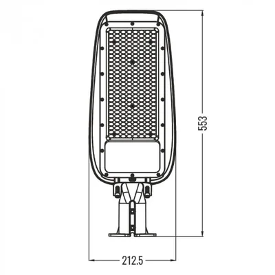 LAMPIONE STRADALE PREMIUM 150W 4000K 130lm/W IP65
