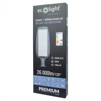 LAMPIONE STRADALE PREMIUM 200W 6500K 130lm/W IP65