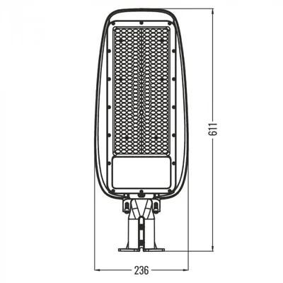 LAMPIONE STRADALE PREMIUM 200W 6500K 130lm/W IP65