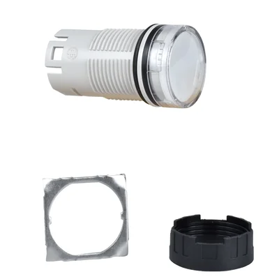 Lampka sygnalizacyjna biała LED okrągła