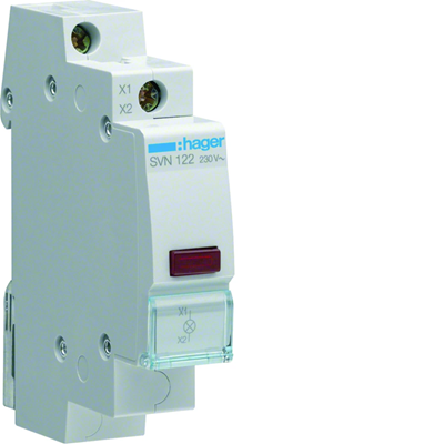 Lampka sygnalizacyjna czerwona 230V AC