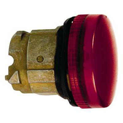 Lampka sygnalizacyjna czerwona żarówka BA 9s metalowa typowa