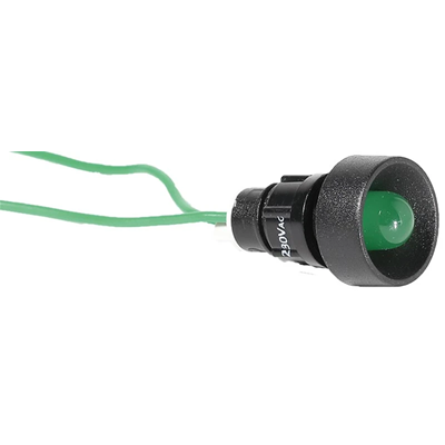 Lampka sygnalizacyjna LED D=10MM ZIEL 230 AC LS LED 10 G 230