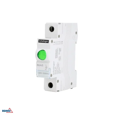 LAMPKA SYGNALIZACYJNA LED SL8 ZIELONA SCHELINGER