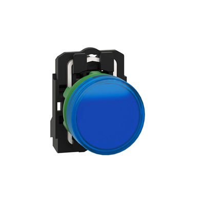 Lampka sygnalizacyjna niebieska LED 230-240V plastikowa typowa