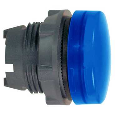 Lampka sygnalizacyjna niebieska żarówka BA 9s plastikowa typowa