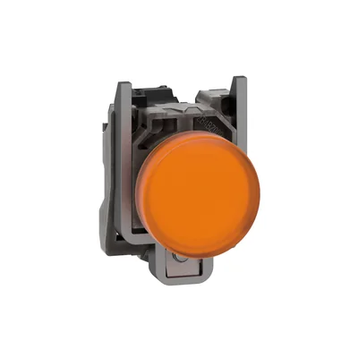 Lampka sygnalizacyjna pomarańczowa LED 110-120V metalowa typowa