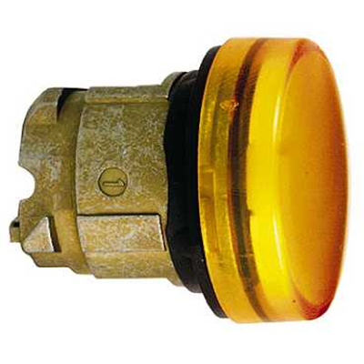 Lampka sygnalizacyjna pomarańczowa LED metalowa typowa