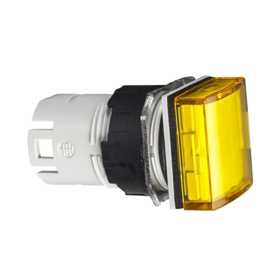 Lampka sygnalizacyjna żółta LED kwadratowa