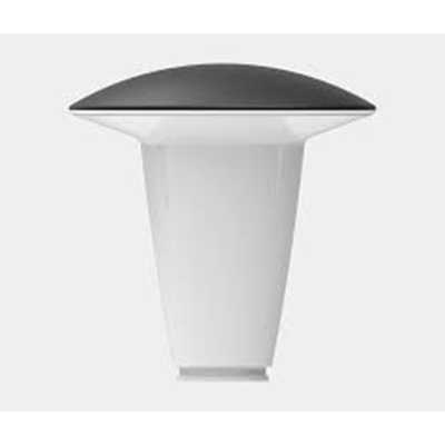 Lampshade Atlantis PMMA 150 frosted with black visor