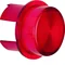 Lampshade for E10 traffic light, transparent red