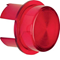 Lampshade for E10 traffic light, transparent red