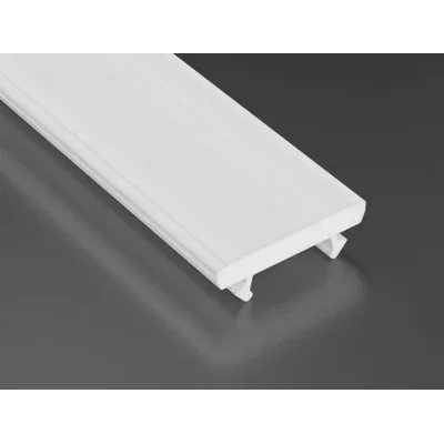 Lampshade for LED TEN profile, push-in, 202cm, PC, Milky