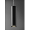 Lan GU10 hanging lamp black mat