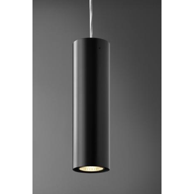 Lan GU10 hanging lamp black mat