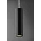 Lan GU10 hanging lamp black mat